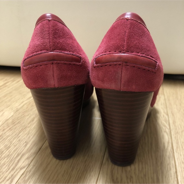 MARC BY MARC JACOBS(マークバイマークジェイコブス)の【美品】マークバイマークジェイコブス ウェッジソールパンプス　ワインレッド　赤 レディースの靴/シューズ(ハイヒール/パンプス)の商品写真