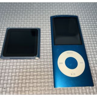 アイポッド(iPod)の【ジャンク品】ipod nano 第4世代 8GB 第６世代 8GBセット(ポータブルプレーヤー)