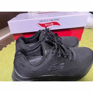SKECHERS - スケッチャーズ アーチフィット 24.5cm ブラックの通販 by