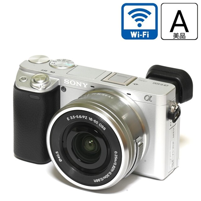 おしゃれ】 SONY 【SONY】美品☆Wi-Fi機能搭載☆α6400レンズキット