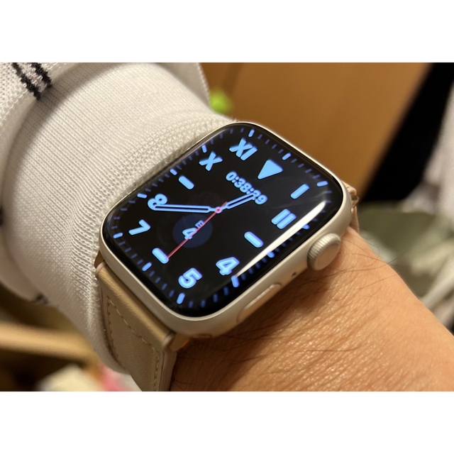 apple watch 7 starlight 45mm GPS