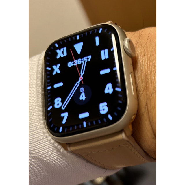 apple watch 7 starlight 45mm GPS