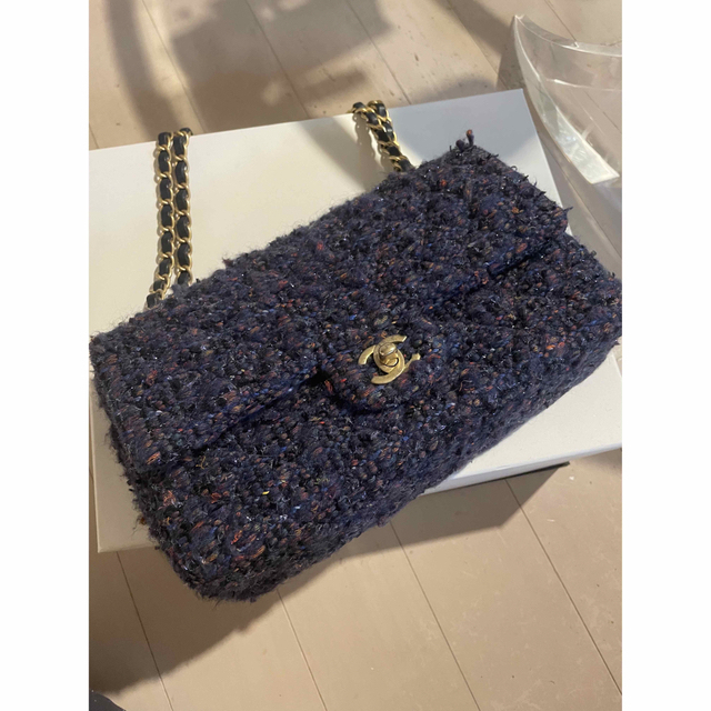 CHANEL(シャネル)の希少　美品wChanel マトラッセ　ツイード レディースのバッグ(ショルダーバッグ)の商品写真