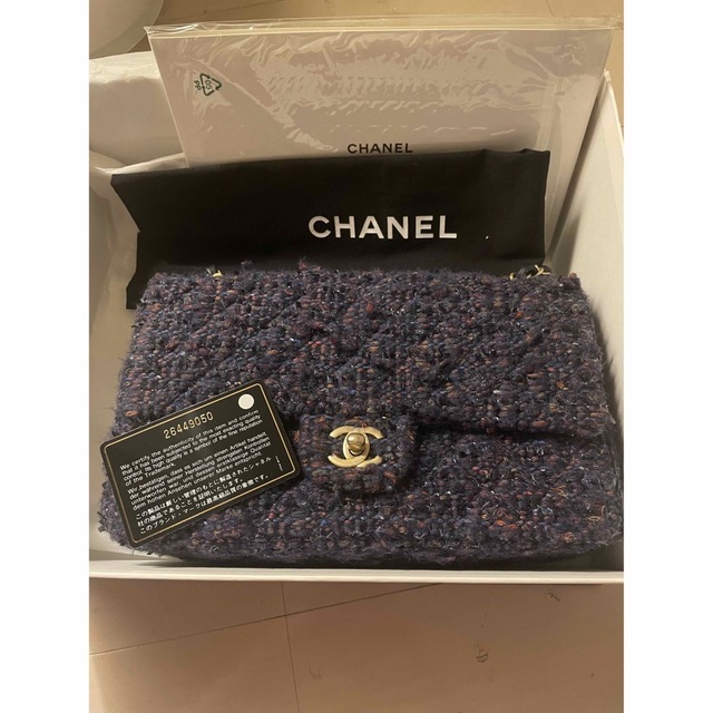 CHANEL(シャネル)の希少　美品wChanel マトラッセ　ツイード レディースのバッグ(ショルダーバッグ)の商品写真