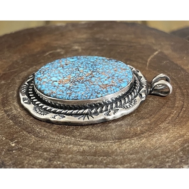 存在感抜群 ターコイズペンダント インディアンジュエリー navajo