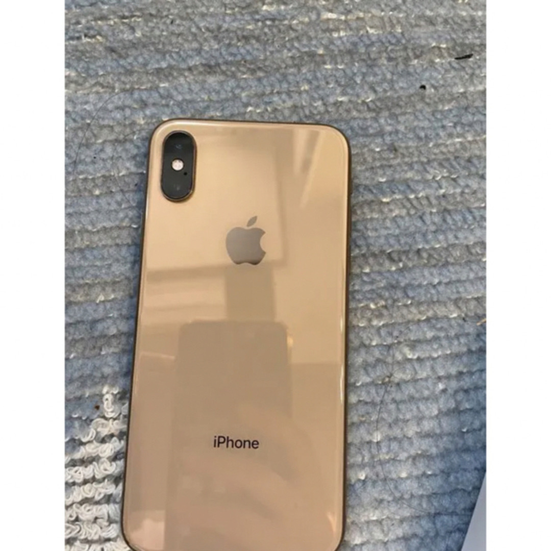 iPhone(アイフォーン)のiPhone Xs Gold 256 GB SIMフリー スマホ/家電/カメラのスマートフォン/携帯電話(スマートフォン本体)の商品写真