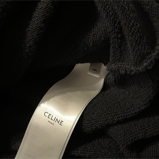 celine - 正規品 美品 セリーヌ パーカー M ブラック ロゴ zipの通販 
