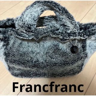 フランフラン(Francfranc)の新品　Francfranc フランフラン　ミニトートバッグ ボア ファーバッグ(ハンドバッグ)