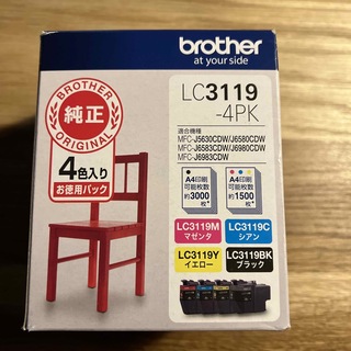 ブラザー(brother)のbrother インクカートリッジ LC3119-4PK 4色(オフィス用品一般)
