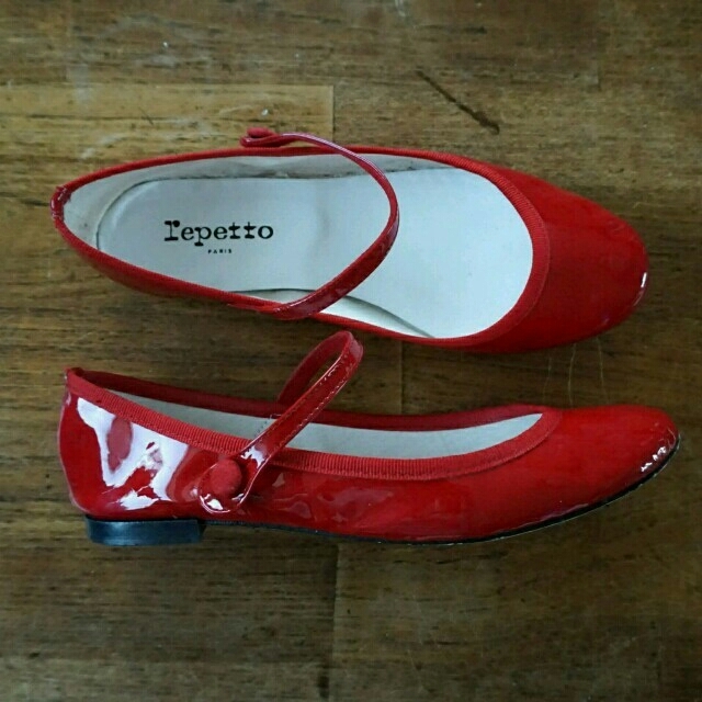 repetto(レペット)のレペット repetto 赤 38 レディースの靴/シューズ(バレエシューズ)の商品写真