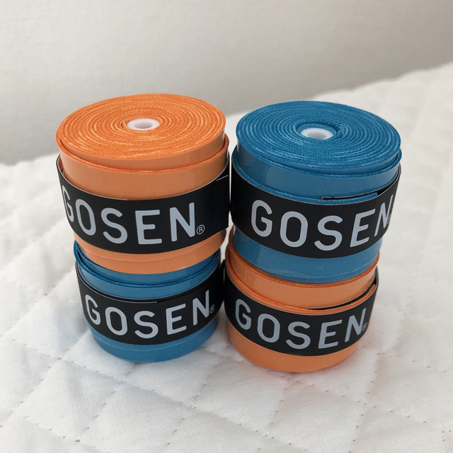 GOSEN(ゴーセン)のGOSEN グリップテープ 4個★迅速発送 青2オレンジ2ゴーセン ✳︎色変更可 エンタメ/ホビーのエンタメ その他(その他)の商品写真