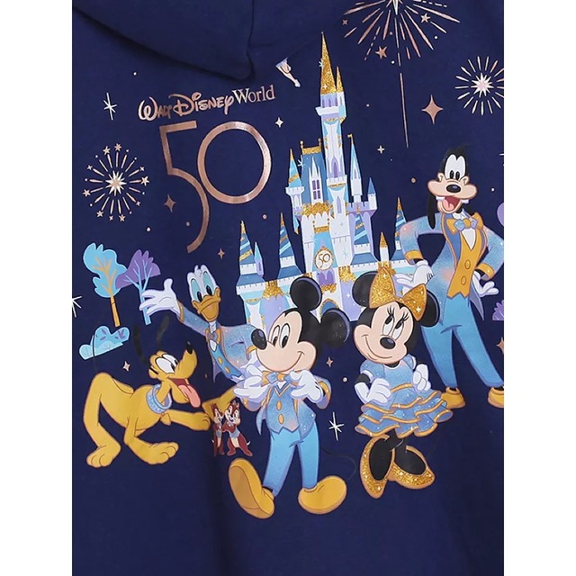 【新品未使用】ディズニー　パーカー Walt Disney World 50th