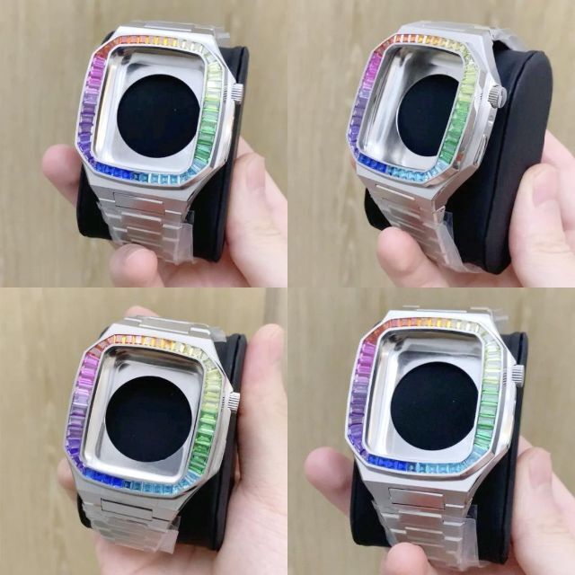 内祝い】 セール Apple Watch Case-Royal Rainbow 44