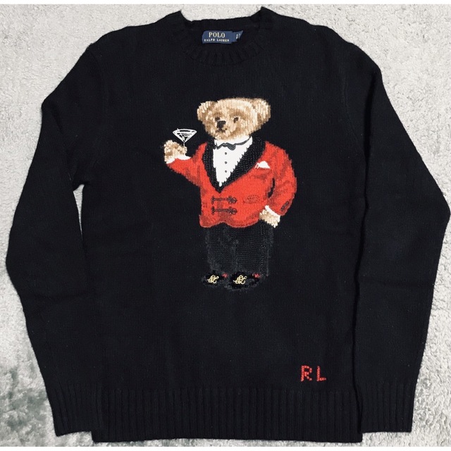 POLO RALPH LAUREN(ポロラルフローレン)のポロラルフローレン　ポロベア　マティーニ　ニット メンズのトップス(ニット/セーター)の商品写真