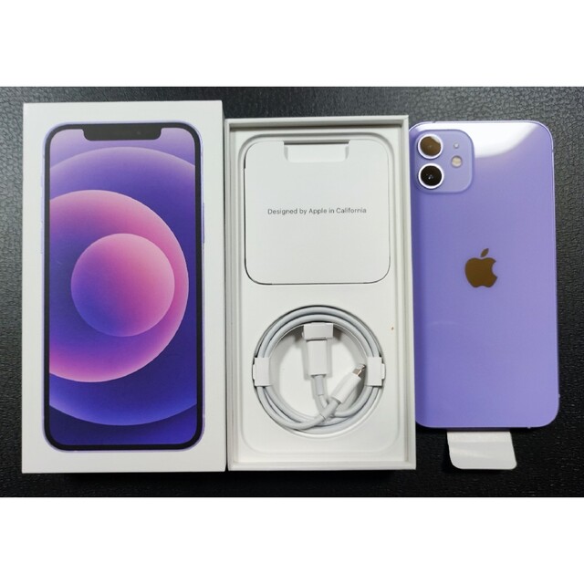 スマートフォン/携帯電話 iPhone12 64 Purple SIMロック解除済み × 10