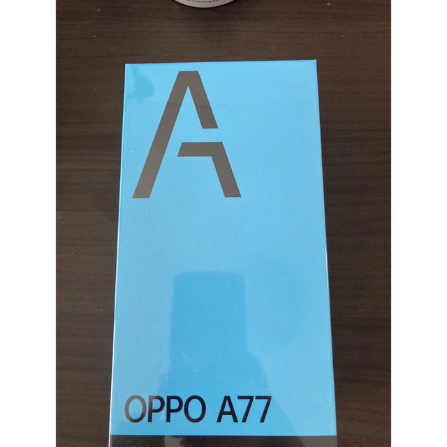 40GB機種対応機種OPPO A77 ブラック　SIMフリー　シュリンク付き　利用制限○