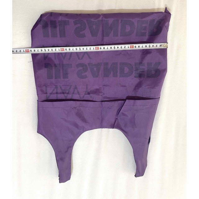 ジルサンダー ネイビー　エコバッグ　紫 レディースのバッグ(エコバッグ)の商品写真