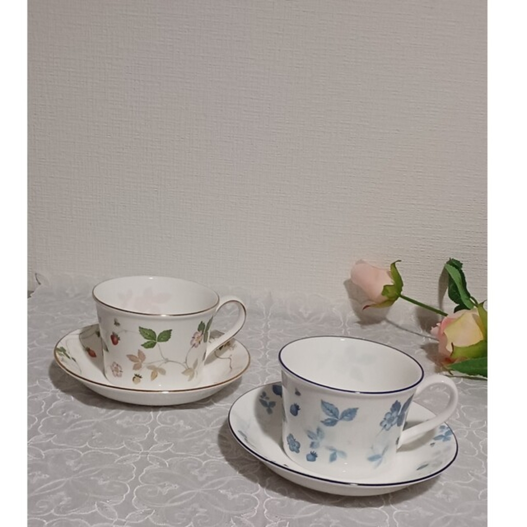 WEDGWOOD   ウェッジウッド ワイルドストロベリー 色違い カップ