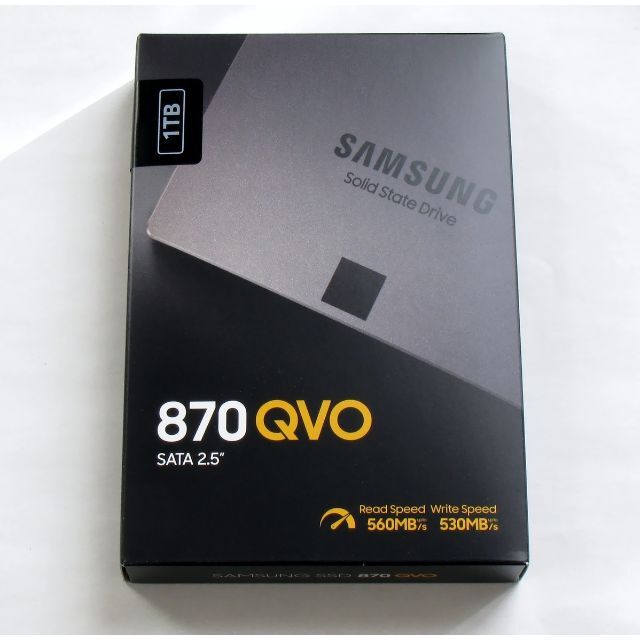 SAMSUNG 1TB SSD SATA内蔵 870 QVO メーカー3年保証