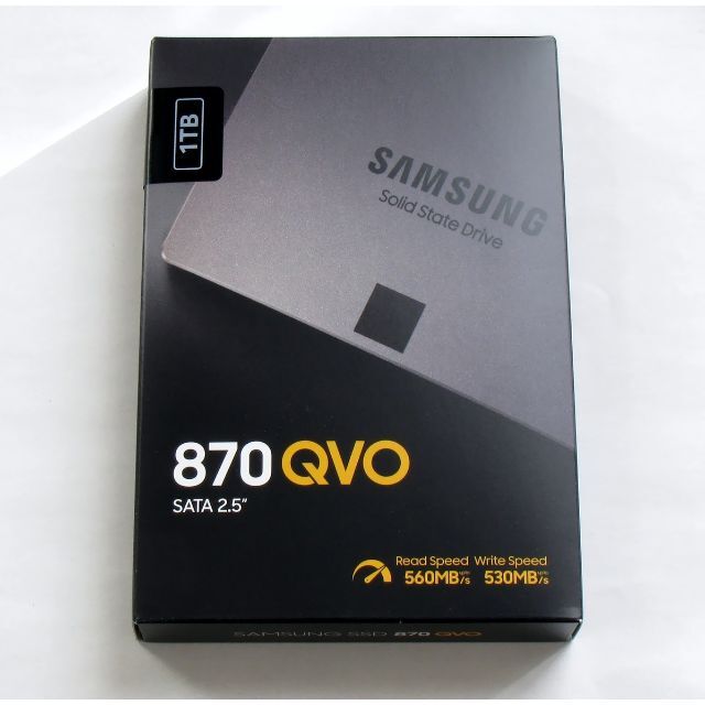 新品未開封 Samsung 870QVO 1TB SSD 2.5インチ