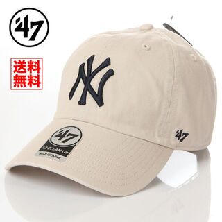 フォーティセブン(47 Brand)の47 キャップ 47BRAND NY ニューヨーク ヤンキース 帽子 ナチュラル(キャップ)