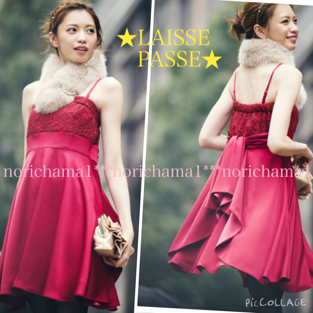 LAISSE PASSE(レッセパッセ)の新品★ドレス ワンピース★結婚式 パーティ 二次会 クリスマス　キャバドレス レディースのフォーマル/ドレス(ミニドレス)の商品写真