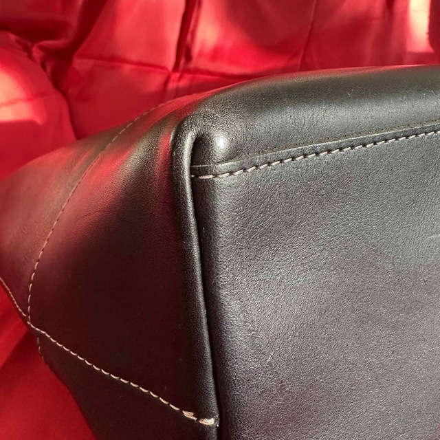 ソメスサドル　トートバッグミニ　ブラック レディースのバッグ(トートバッグ)の商品写真