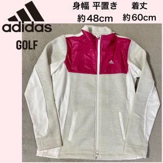 アディダス(adidas)のadidas golf 長袖ニットブルゾン(ウエア)