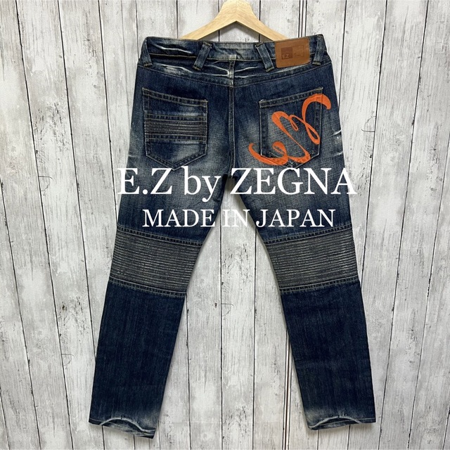 Ermenegildo Zegna - EZ by ZEGNA ブリーチ加工デニムパンツ！日本製