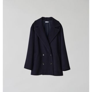 トゥモローランド(TOMORROWLAND)のZOE mellow pea coat / navy /222ZOE-CT02(ピーコート)