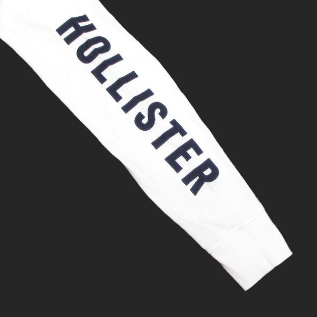 Hollister(ホリスター)の★新品★ホリスター★アップリケ長袖Tシャツ (White/L) メンズのトップス(Tシャツ/カットソー(七分/長袖))の商品写真