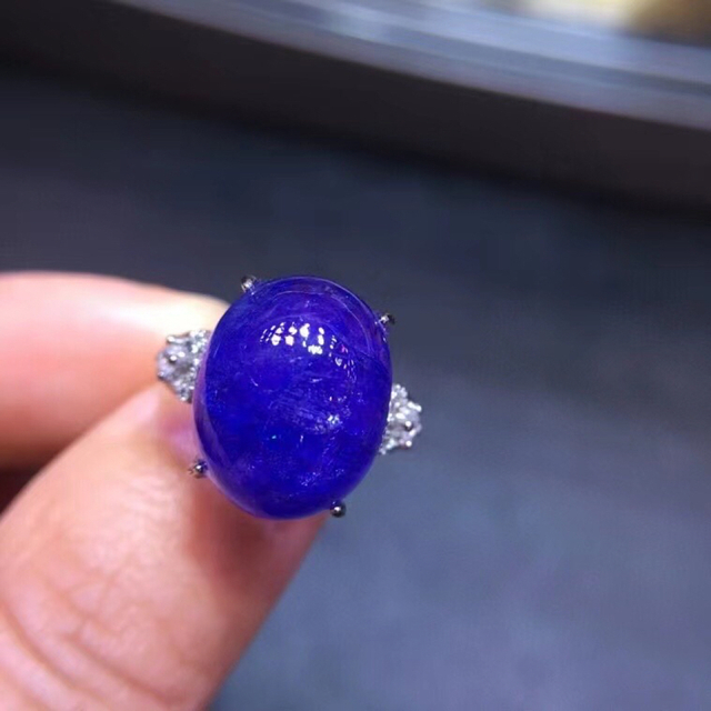 高級】天然 タンザナイト リング s925 15.2*12.1mm 高級】天然 タンザナイト リング s925 15.2*12.1mm