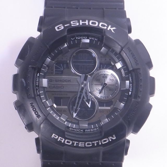 稼働品 CASIO G-SHOCK カシオ 腕時計 GA-140GM ブラック