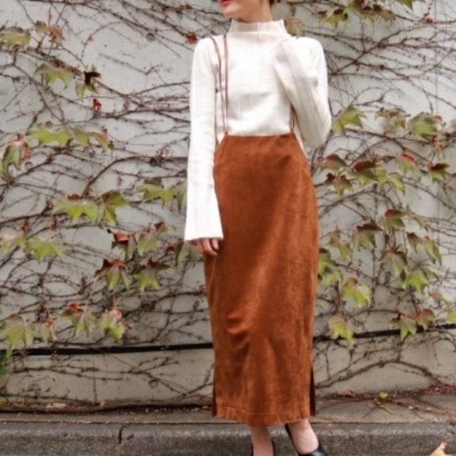 TODAYFUL(トゥデイフル)の専用　トゥデイフル　サロペットスカート　ニットワンピース レディースのスカート(ひざ丈スカート)の商品写真