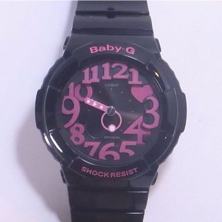 カシオ(CASIO)の稼働品 美品 CASIO BABY-G カシオ 腕時計 ブラック BGA-130(腕時計)