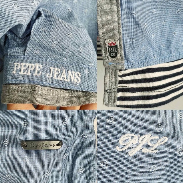 Pepe Jeans(ペペジーンズ)のPepe Jeans ペペジーンズロンドン　デニム　シャツ　XS レディースのトップス(シャツ/ブラウス(長袖/七分))の商品写真