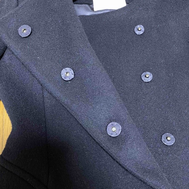 31 Sons de mode(トランテアンソンドゥモード)の【美品】ウールコート ロングコート ネイビー レディースのジャケット/アウター(ロングコート)の商品写真