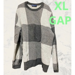 ギャップ(GAP)のメンズ　大きい服 ギャップ　GAP 長袖　セーター　XL ラムウール(ニット/セーター)