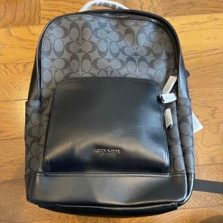 コーチ(COACH)の【新品未使用】COACHリュックバックパック/チャコールブラック（新作）(バッグパック/リュック)