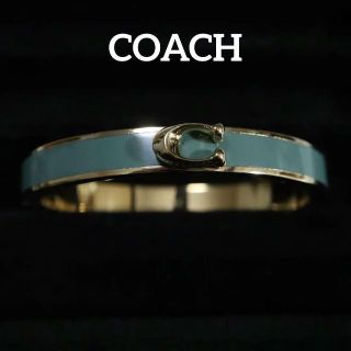 オールノット 【新品】コーチCOACH バングル シルバー色ラインストーン