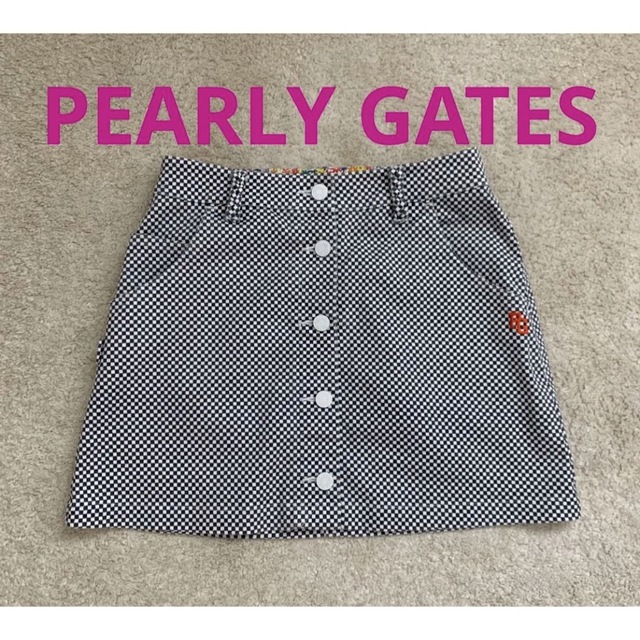 美品】パーリーゲイツ ゴルフウェア ストレッチ スカート サイズ00 SS