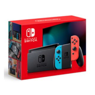 ニンテンドースイッチ(Nintendo Switch)の「Nintendo Switch JOY-CON(L) ネオンブルー/(R) ネ(家庭用ゲーム機本体)