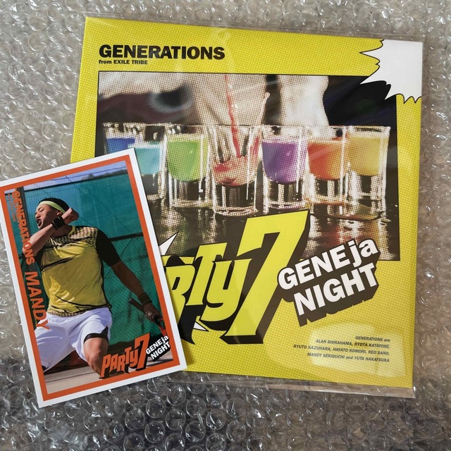 GENERATIONS(ジェネレーションズ)の(明日配送可能)GENE ja Night 関口メンディー エンタメ/ホビーのタレントグッズ(ミュージシャン)の商品写真