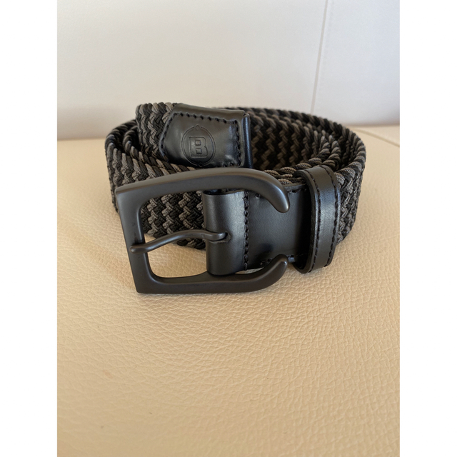 BRIEFING GOLF MESH BELT BLACK/M