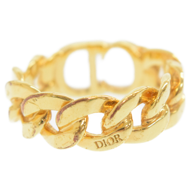 Dior(ディオール)のDIOR ディオール CDデザインゴールドリング 13号 レディースのアクセサリー(リング(指輪))の商品写真