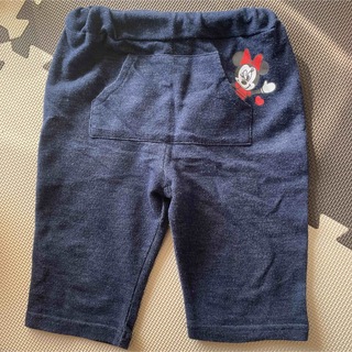 ディズニー(Disney)のパンツ　ズボン　夏　半ズボン　短パン　女の子　デニム風　ストレッチ　ウエストゴム(パンツ/スパッツ)
