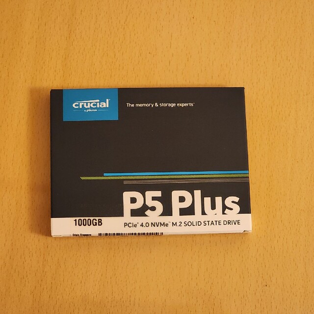 M.2 SSD Crucial p5 plus 1TB 新品未開封