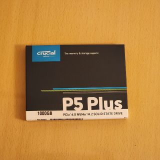 M.2 SSD Crucial p5 plus 1TB 新品未開封(PCパーツ)