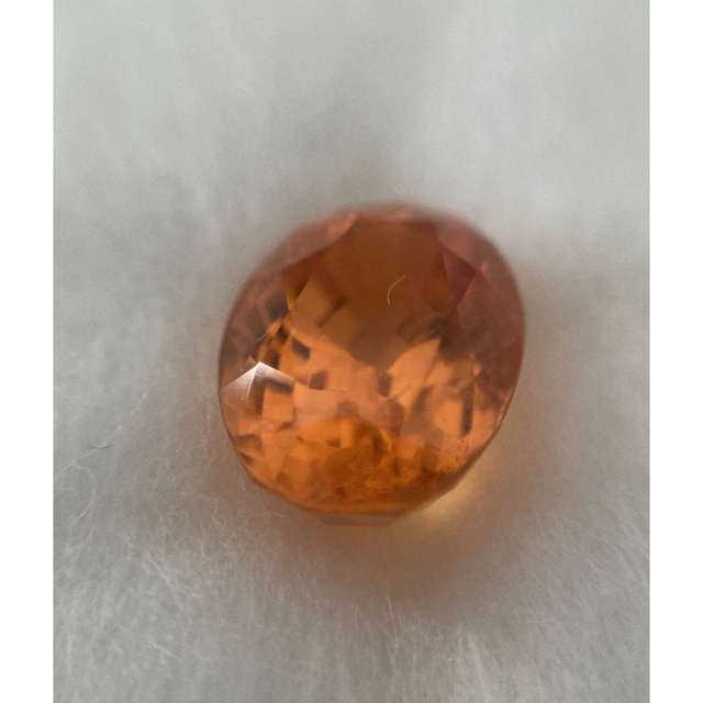 ⭐️大粒みかん4.8ct⭐️スペサルティンガーネット 中央宝石研究所鑑別