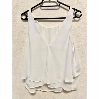 ザラ(ZARA)のZARA  TRAFALUC  白タンクトップ(タンクトップ)